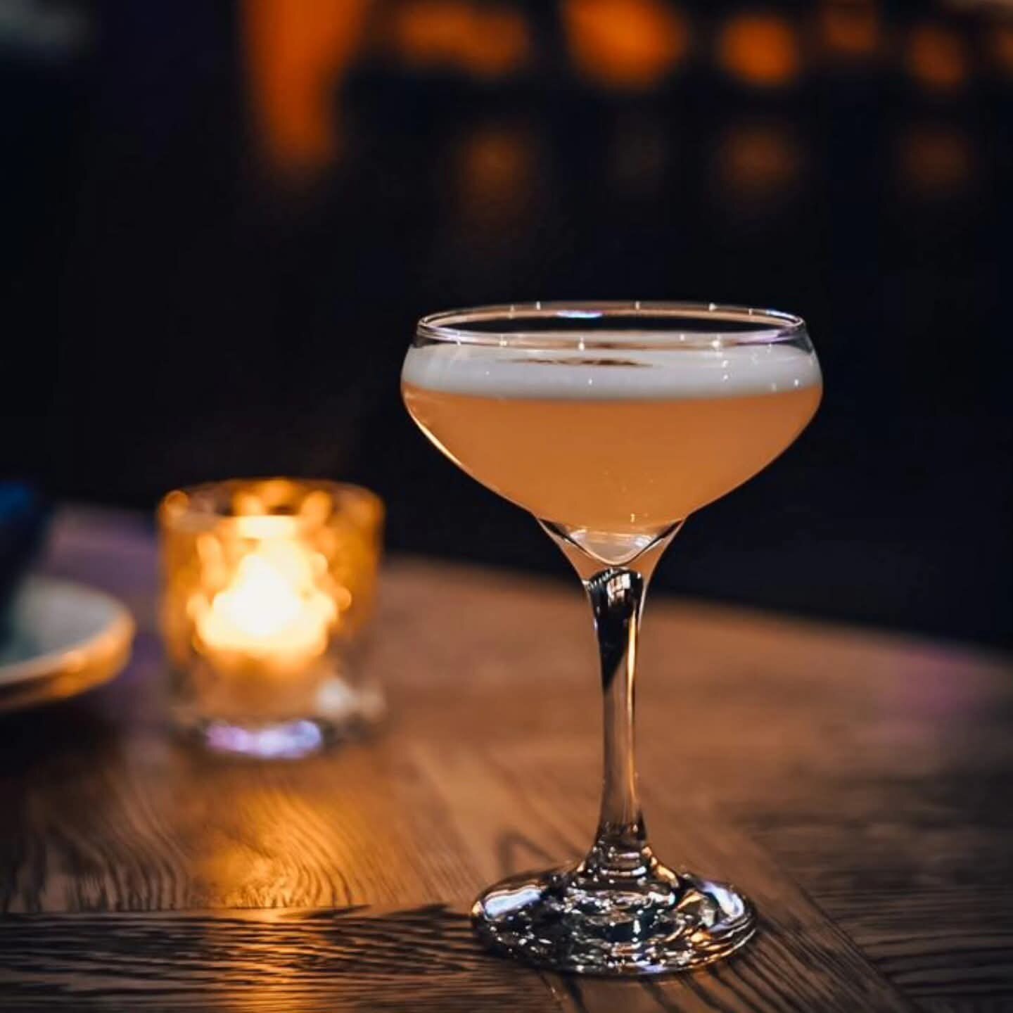 A happy hour cocktail